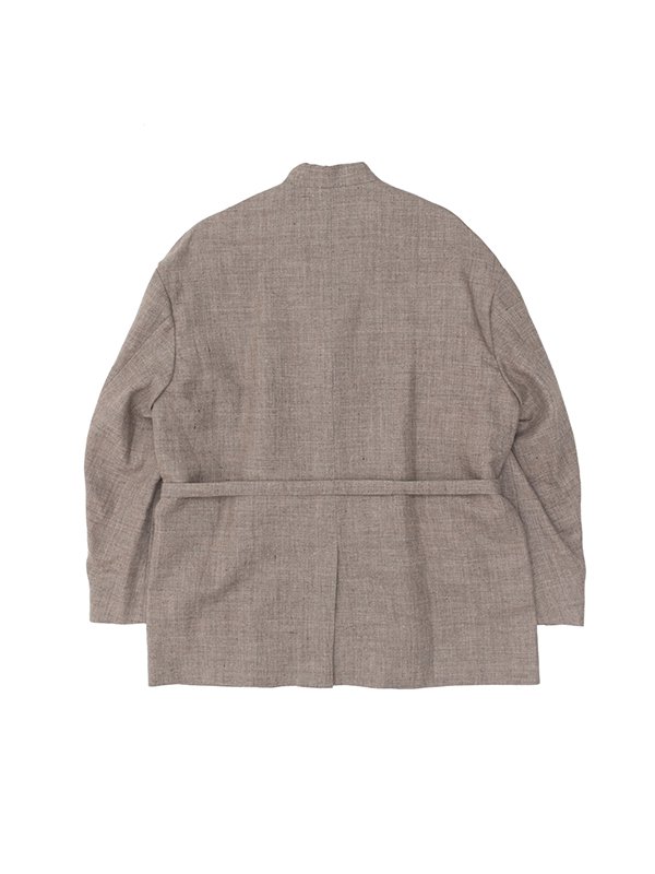 Linen wool sharkskin jacket-リネンウールシャークスキン ジャケット