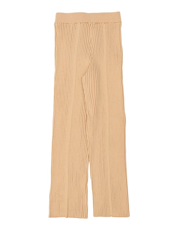 WIDE RIBBED SWEATER PANTS-ワイドリブセーターパンツ-HYKE（ハイク