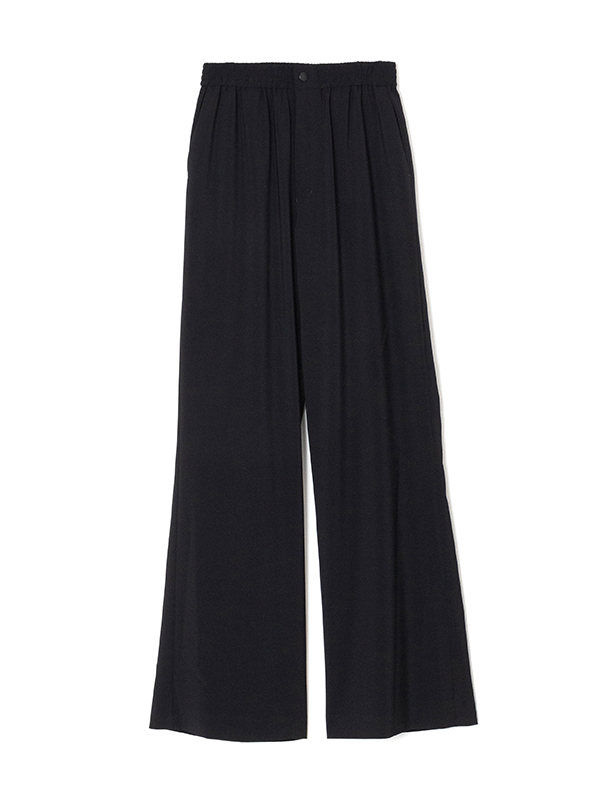 STRETCH WIDE LEG PANTS-ストレッチワイドレグパンツ-HYKE（ハイク