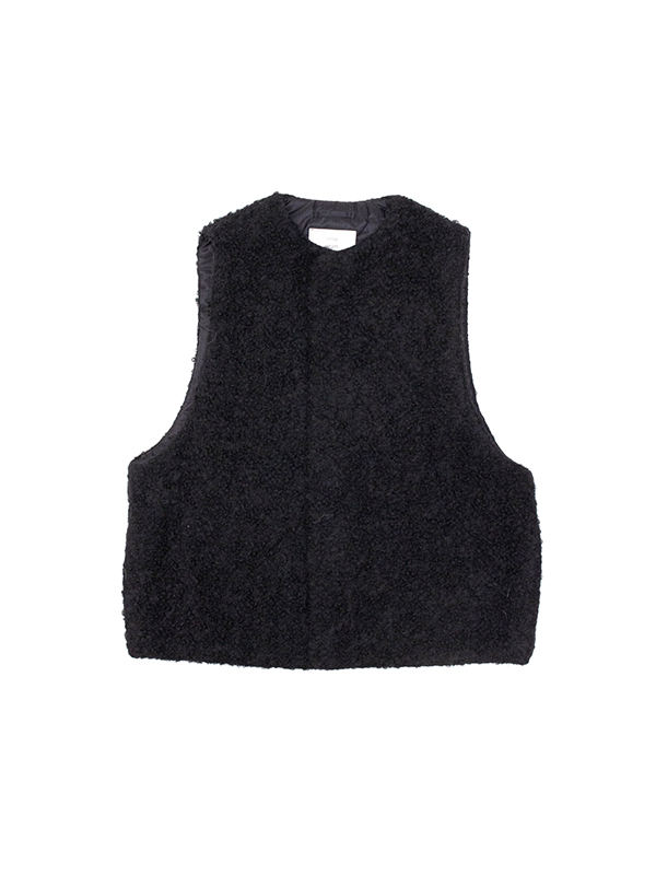 新作 HYKE ハイク ASTRAKHAN VEST ベスト アストラカン-