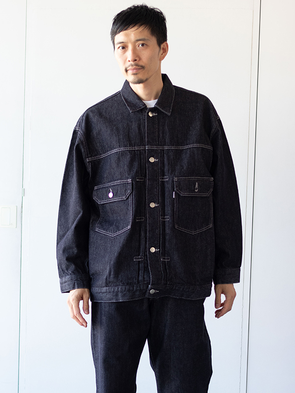 Colorfast Denim Jacket-カラーファストデニムジャケット-Graphpaper