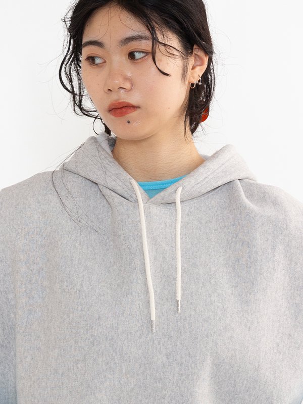 Athletic fleece n/s hoodie-アスレチックフリースノースリーブ