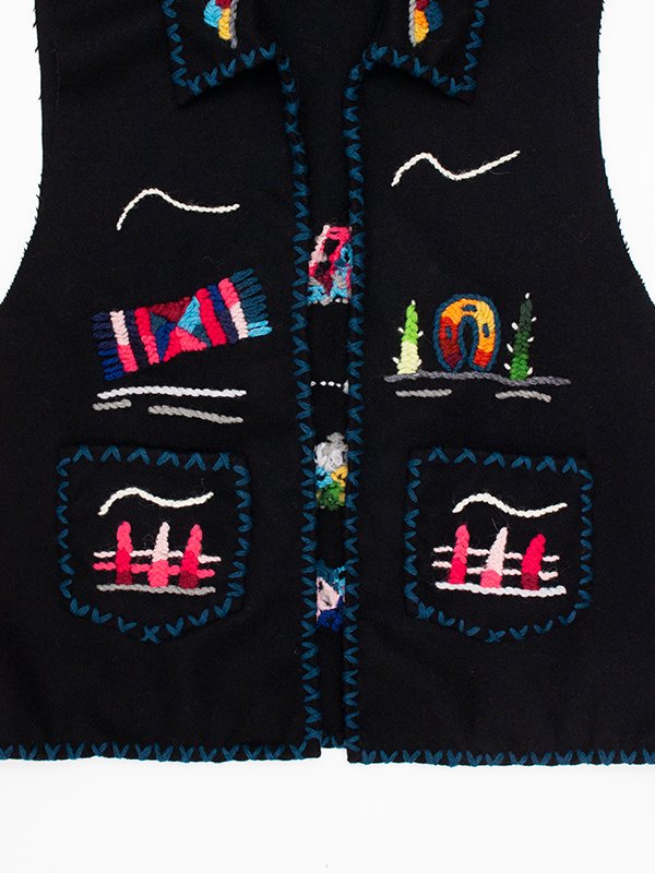 Embroidery vest-エンブロイダリーベスト-nowos（ノーウォス）通販| st 