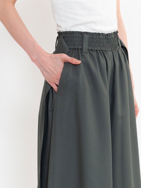 FD WIDE LEG PANTS-FDワイドレッグパンツ-HYKE（ハイク）通販| st company