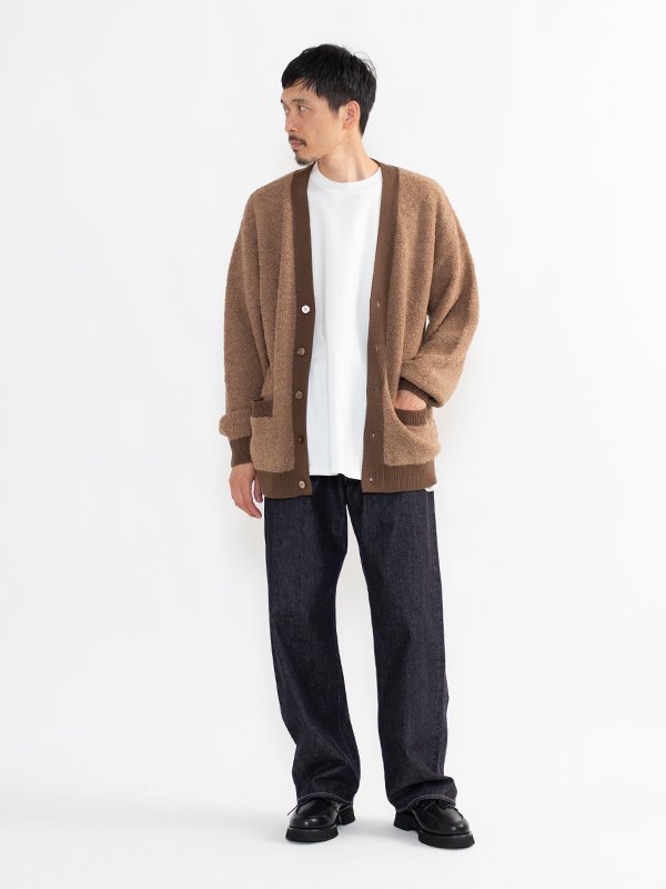 ALPACA SWEATER CARDIGAN-アルパカセーターカーディガン-HYKE（ハイク 