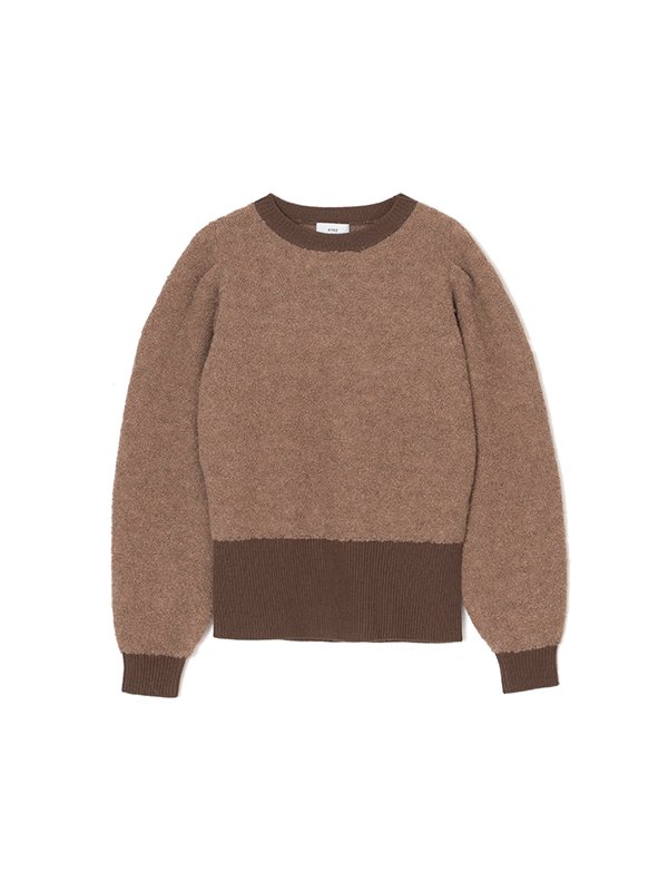 ALPACA SWEATER POWER SHOULDER-アルパカセーターパワーショルダー