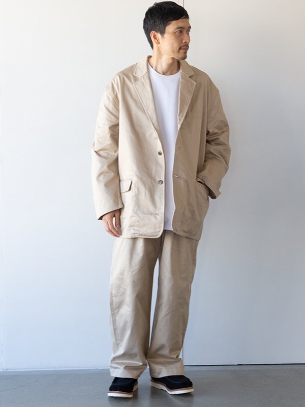 Westpoint Chino Wide Straight Trousers-ウェストチノワイド