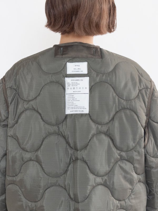 HYKE ハイク QUILTED LINER JACKET