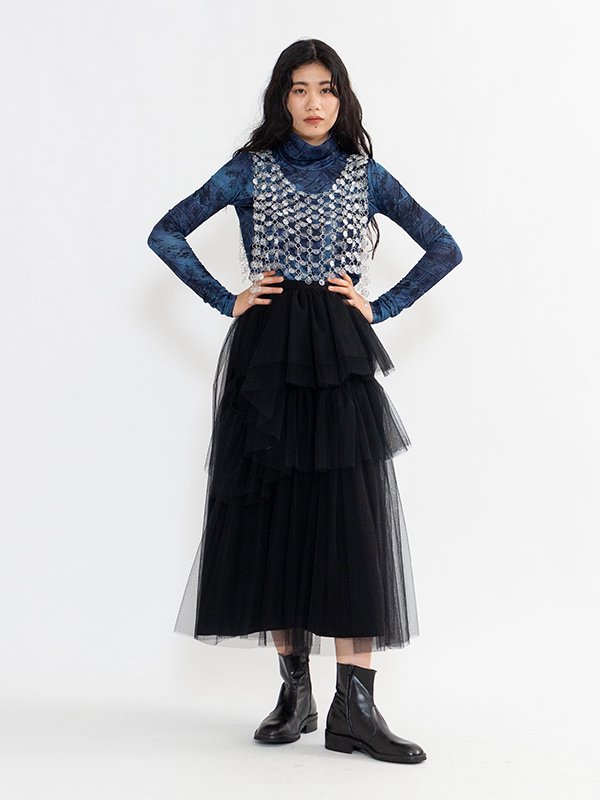 Tulle skirt-チュールスカート-Chika Kisada（チカキサダ）通販| st