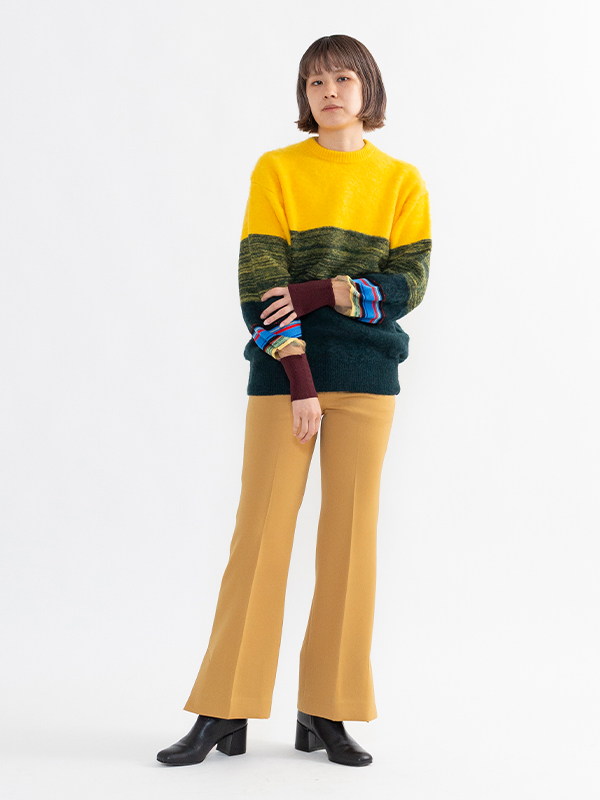 Wool color pants-ウールカラーパンツ-TOGA PULLA（トーガプルラ