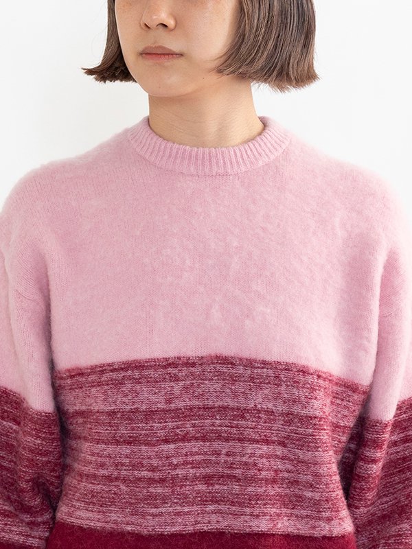 Border knit pullover-ボーダーニットプルオーバー-TOGA PULLA（トーガプルラ）通販| st company