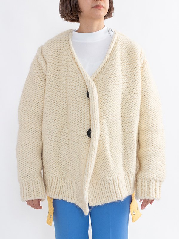 Wool knit cardigan -ウールニットカーディガン-TOGA PULLA