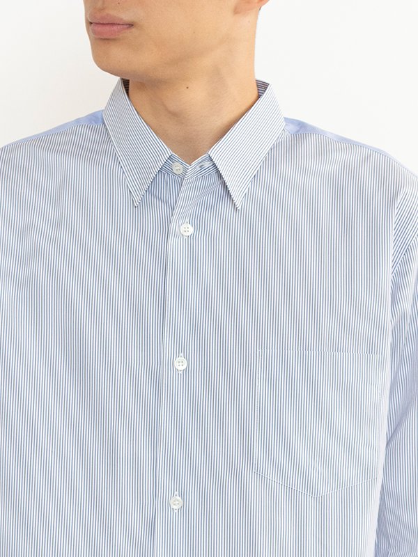 Cotton stripe x cotton hakeme x cotton check shirt-コットン