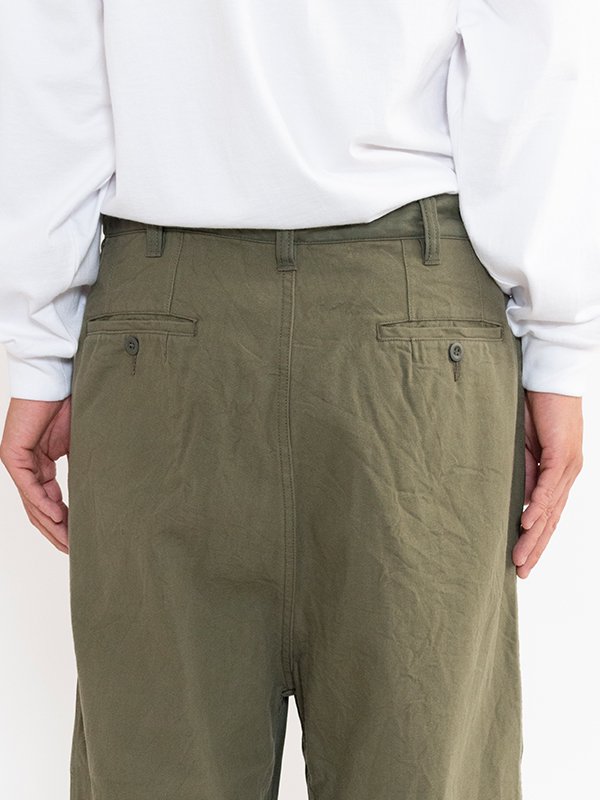 Cotton back satin x cotton ox pants-コットンバックサテンオックスパンツ-COMME des GARCONS  HOMME-通販| st company