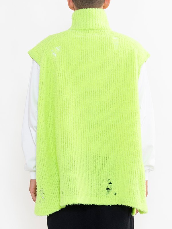 FLEECE KNIT VEST-フリースニットベスト-doublet（ダブレット）通販