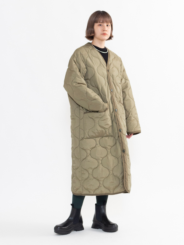 QUILTED LINER COAT-キルテッドライナーコート-HYKE（ハイク）通販| st