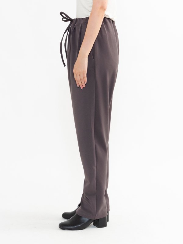 Drawstring tapered pants-ドローストリングテーパードパンツ-FLORENT