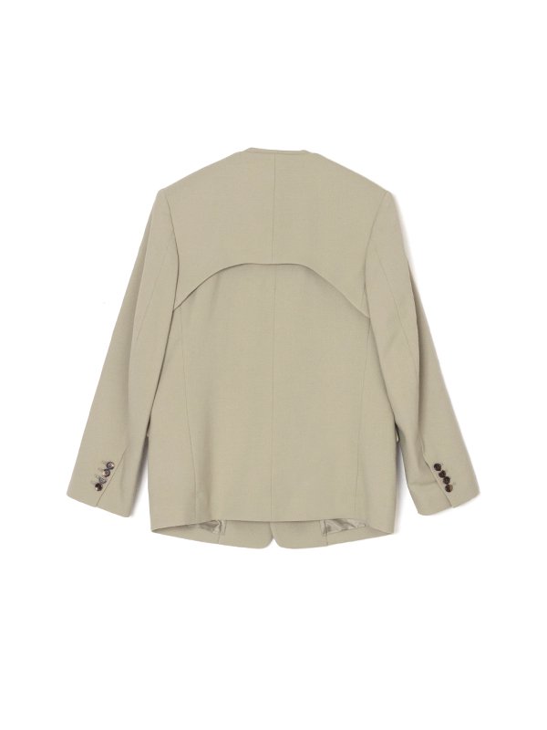 Double cloth layered jacket-ダブルクロスレイヤードジャケット