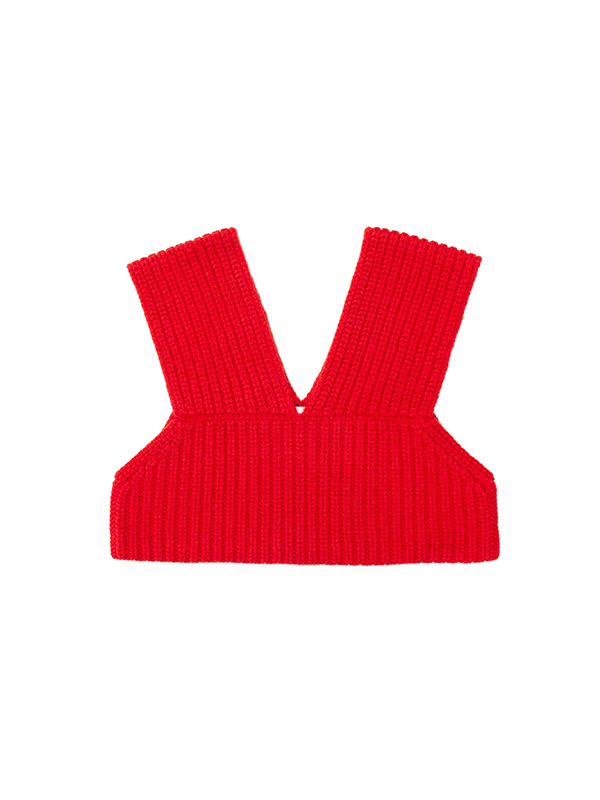 RIBBED SWEATER BUSTIER TOP リブセータービスチェ-HYKE（ハイク）通販