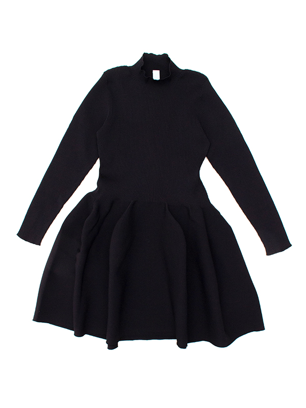 POTTERY LONG SLEEVE MINI DRESS-ポッタリーロングスリーブミニ