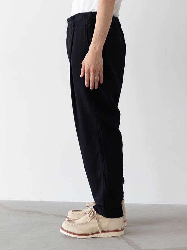 Supima Moleskin Tapered Trousers-スピーマモールスキンテーパード