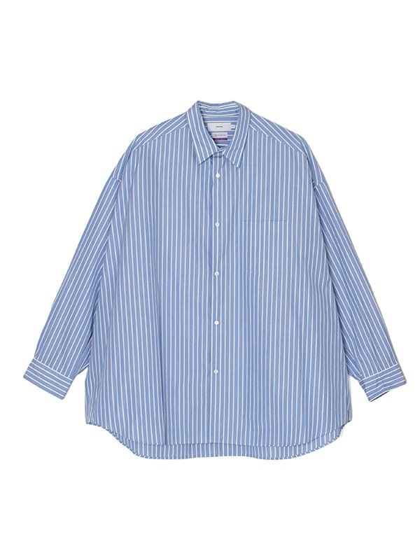 SOKTAS High Count Broad L/S Oversized Regular Collar Shirt-ハイ