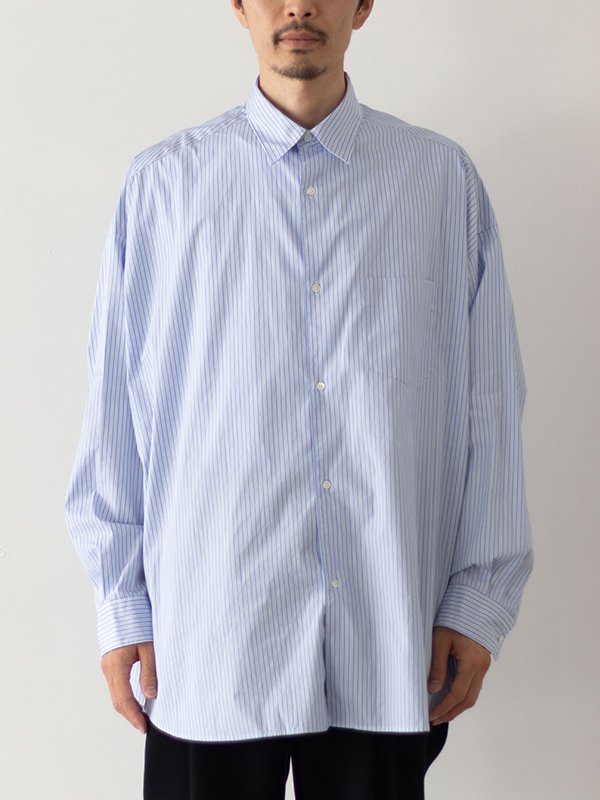 SOKTAS L/S Oversized Regular Collar Shirt-ブロードレギュラーカラー