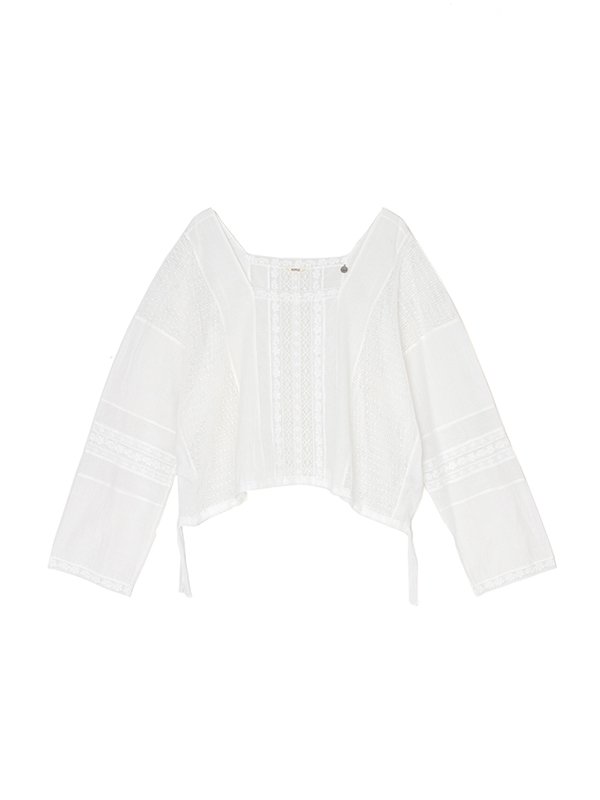 Lace blouse-レースブラウス-nowos（ノーウォス）通販| st company