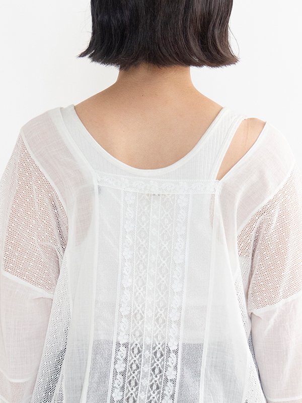 Lace blouse-レースブラウス-nowos（ノーウォス）通販| st company