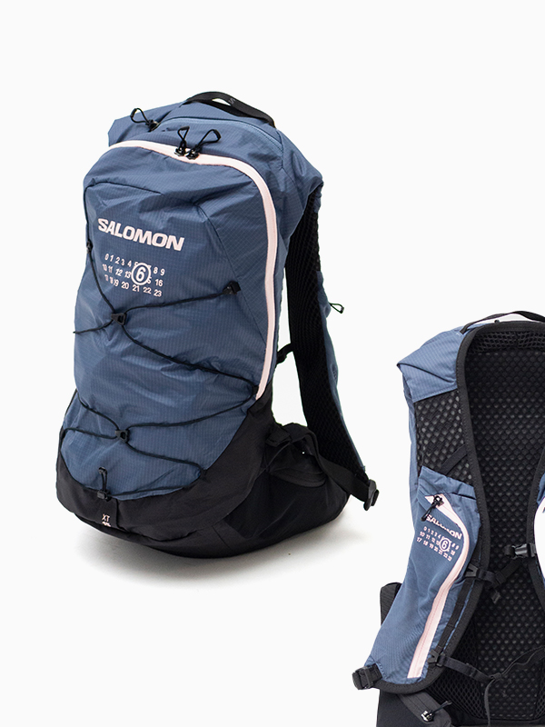 mm6×Salomonサロモン バックパック リュック ショルダー バッグ 赤黒