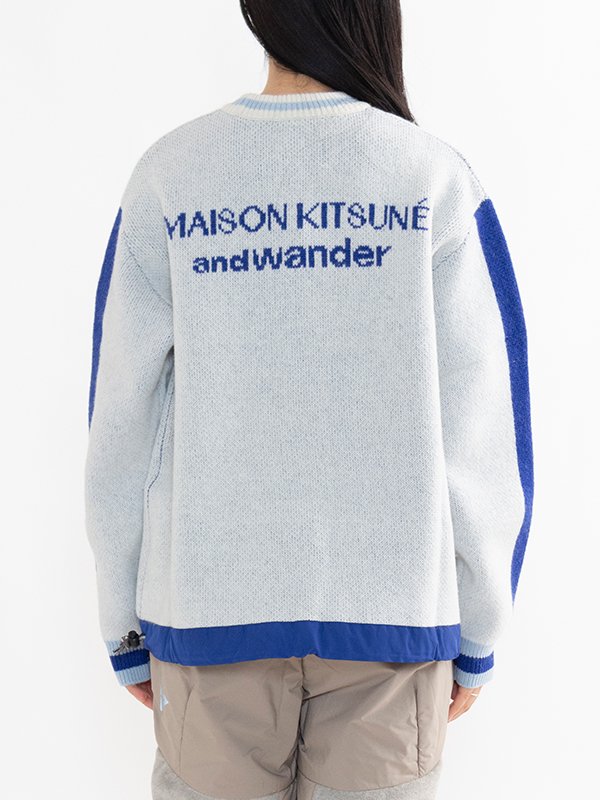 ブランドの通販・買取 MAISON KITSUNE X AND WANDER ニット プル