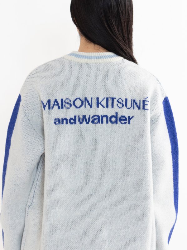 ブランドの通販・買取 MAISON KITSUNE X AND WANDER ニット プル