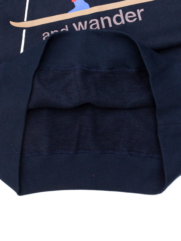 Cotton sweat shirt-コットンスウェットシャツ-and wander