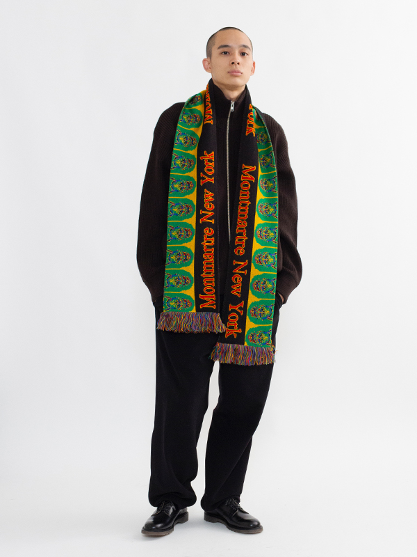 De kooning scarf-デクーニングスカーフ-MONTMARTRE NEW YORK