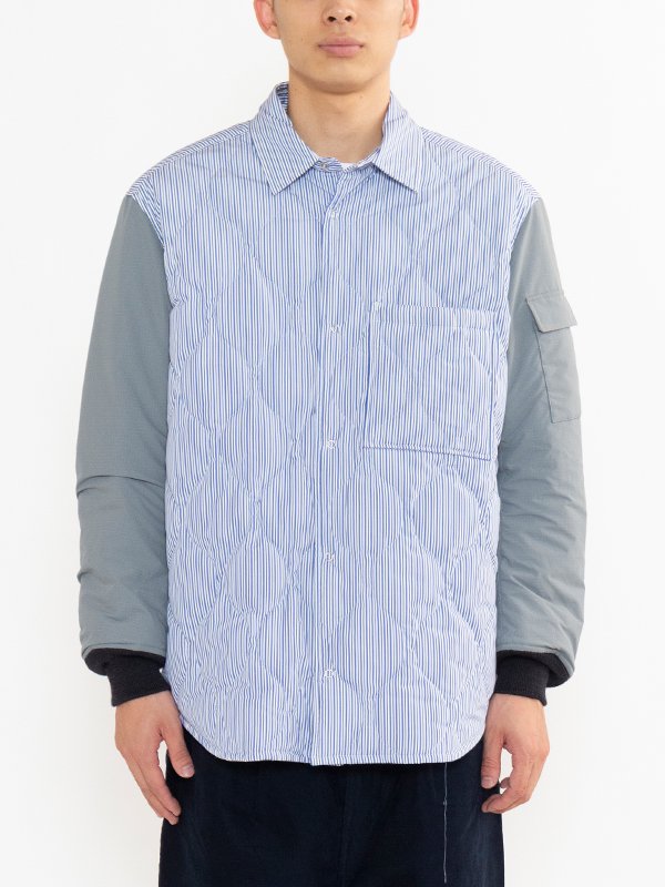 Cotton Broad Stripe Quilt x Ester Lip Cloth Shirt