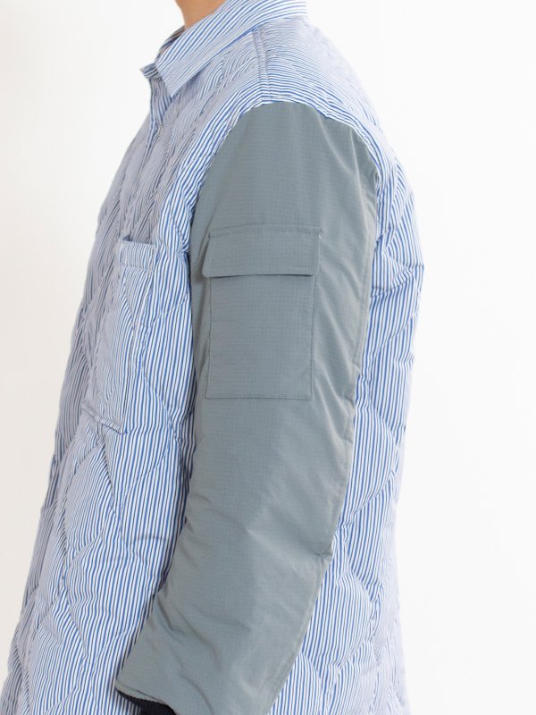 Cotton Broad Stripe Quilt x Ester Lip Cloth Shirt-コットンブロード