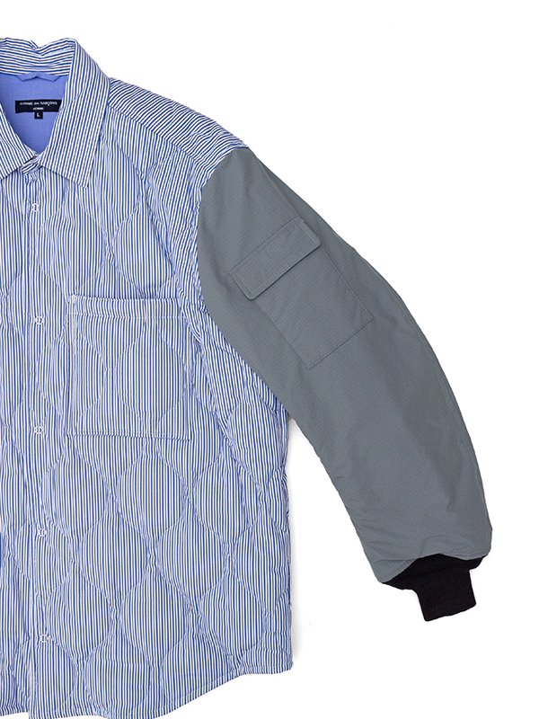 Cotton Broad Stripe Quilt x Ester Lip Cloth Shirt-コットンブロード