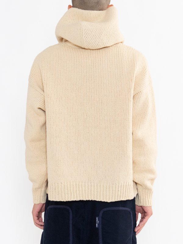 AMPLUS SB KNIT HOODIE P.O.-アンプラスSBニットフーディープル