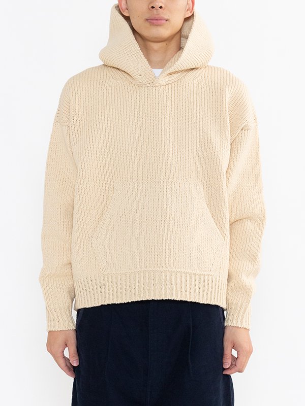 AMPLUS SB KNIT HOODIE P.O.-アンプラスSBニットフーディープル