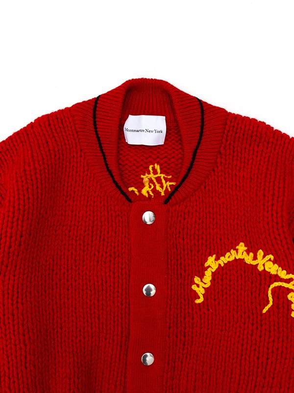 Knitted varsity-ニットバーシティ-MONTMARTRE NEW YORK（モンマルトル