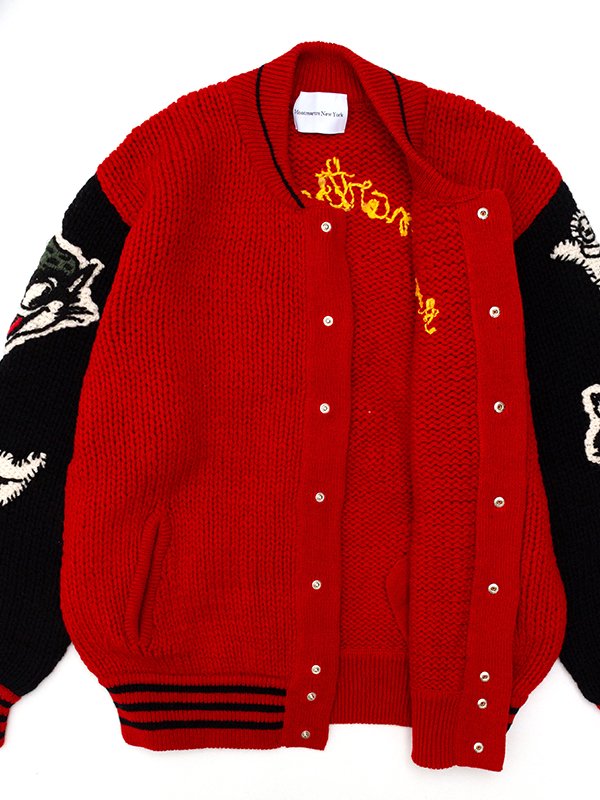 Knitted varsity-ニットバーシティ-MONTMARTRE NEW YORK（モンマルトル