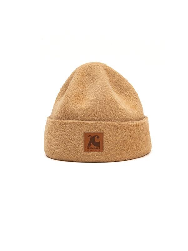 Leather pach felt beanie-レザーパッチフェルトビーニー-KIJIMA TAKAYUKI（キジマタカユキ）通販|  stcompany