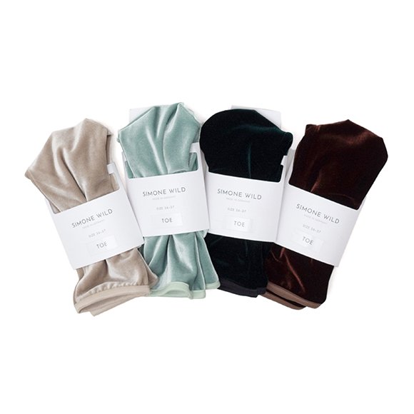 Velvet toe socks-ベルベットトウソックス-SIMONE WILD（シモーネワイルド）通販| st company