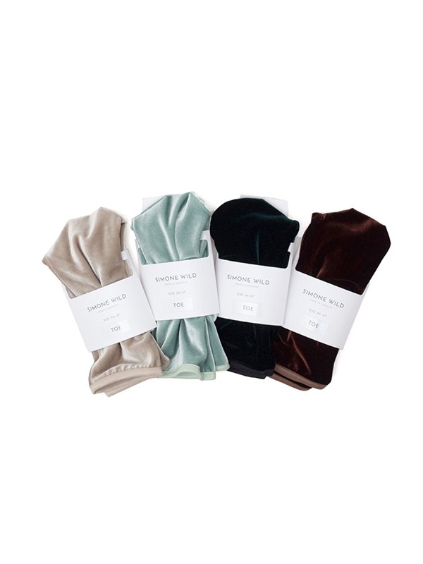 Velvet toe socks-ベルベットトウソックス-SIMONE WILD（シモーネワイルド）通販| st company