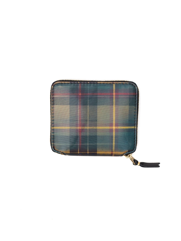 Comme des outlet garcons wallet tartan