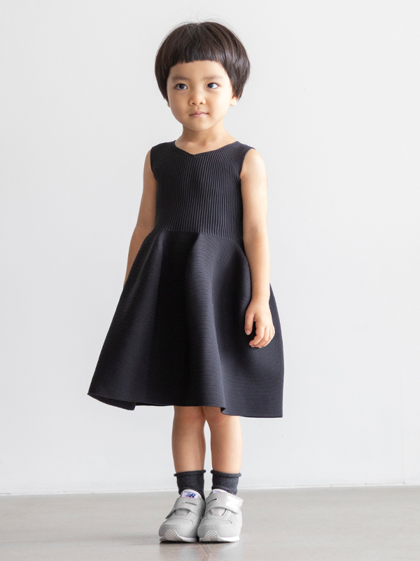 POTTERY KID SHORT BELL SLEEVES FLARE DRESS