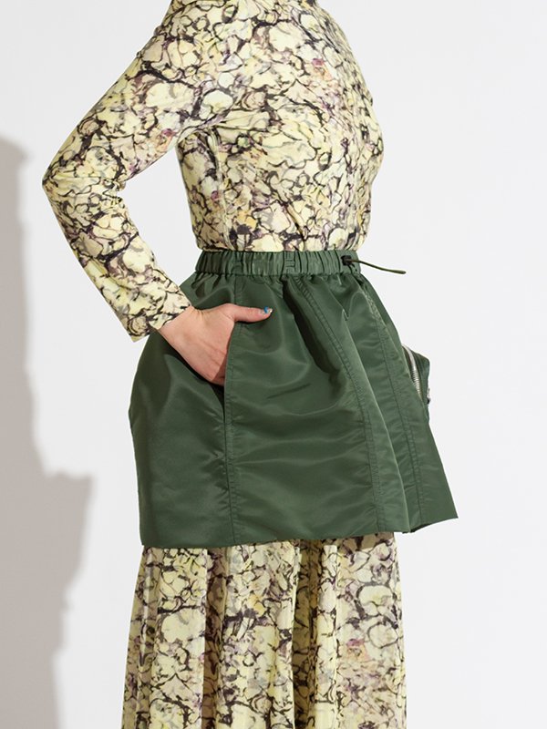 Nylon twill skirt-ナイロンツイルスカート-TOGA PULLA（トーガプルラ ...