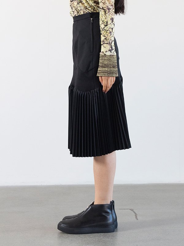 Nylon twill skirt-ナイロンツイルスカート-TOGA PULLA（トーガプルラ