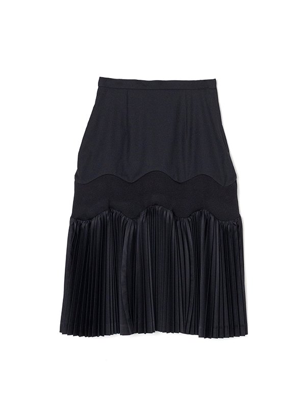 Nylon twill skirt-ナイロンツイルスカート-TOGA PULLA（トーガプルラ