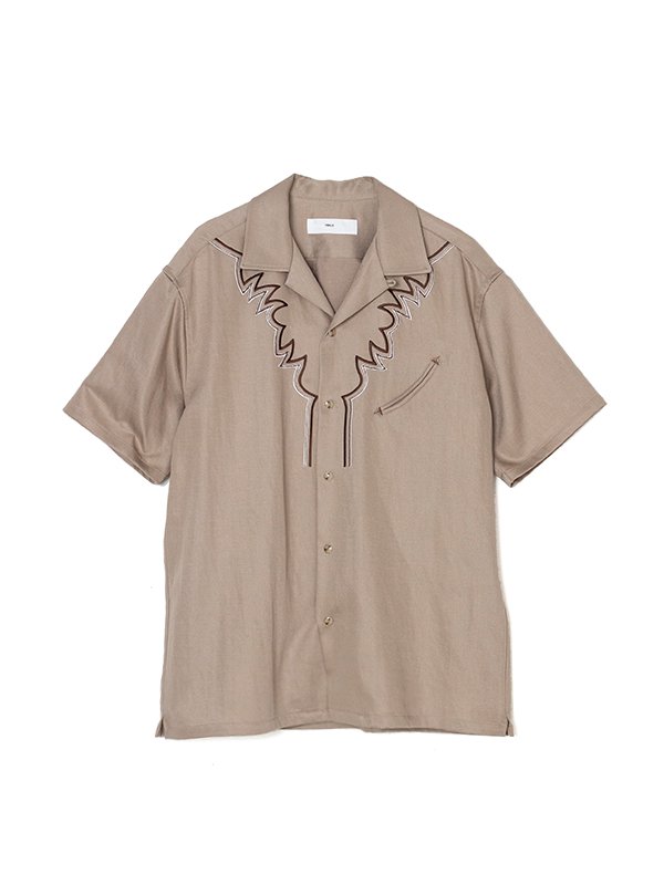 Embroidery western s/s shirt-エンブロイダリーウェスタンショートスリーブシャツ-TOGA  VIRILIS（トーガビリリース）通販| st company